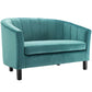 Modway Prospect Channel Tufted Performance Velvet Loveseat FredCo