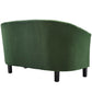 Modway Prospect Channel Tufted Performance Velvet Loveseat and Armchair Set FredCo