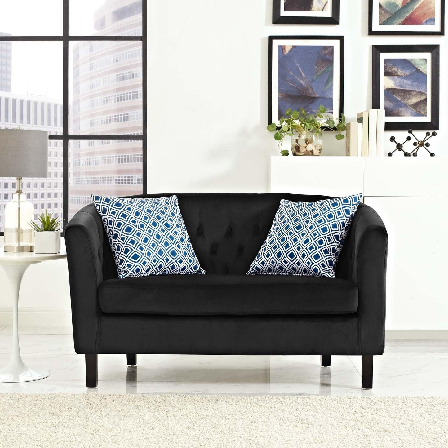 Modway Prospect Performance Velvet Loveseat FredCo