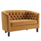 Modway Prospect Performance Velvet Loveseat FredCo