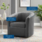 Modway Prospect Performance Velvet Swivel Armchair FredCo