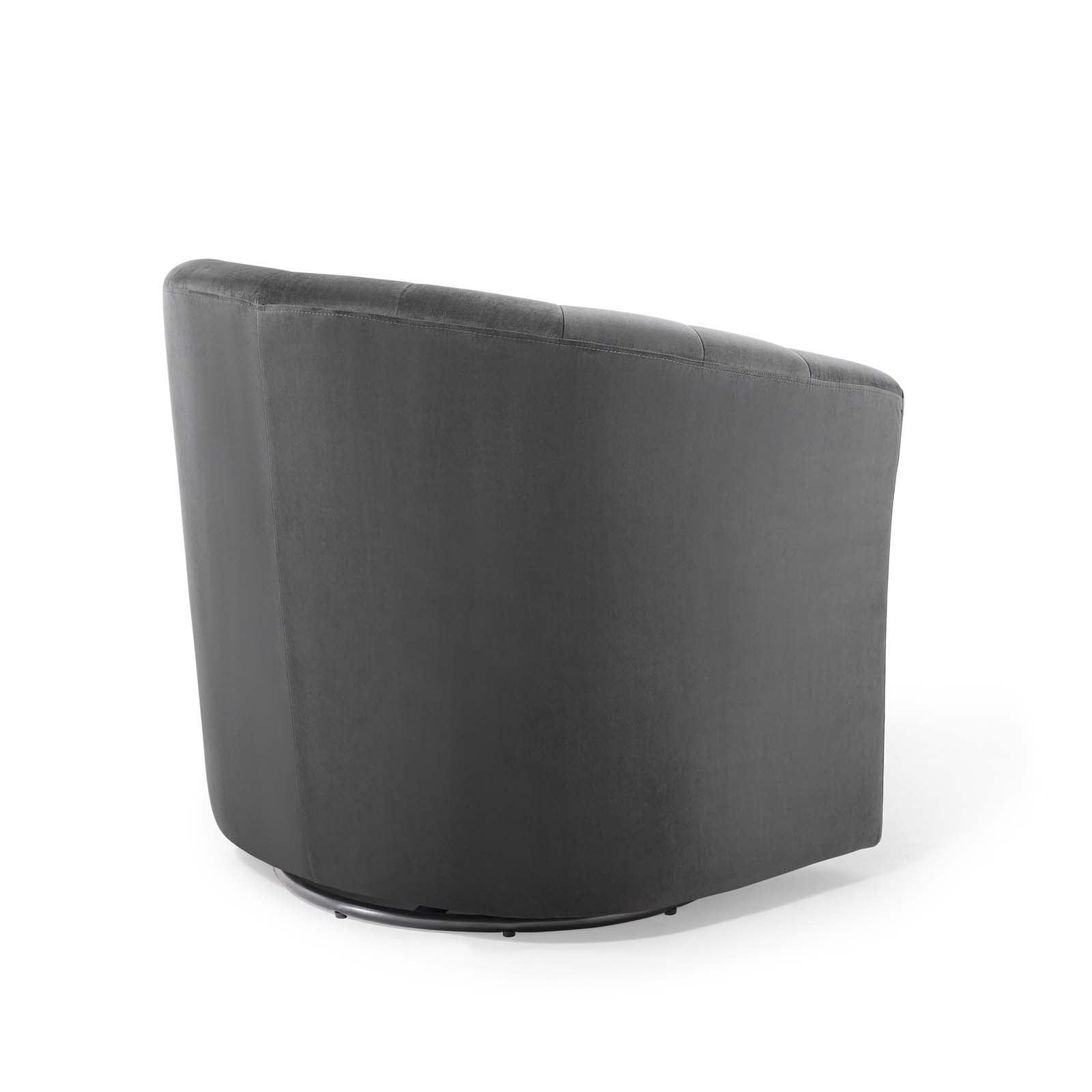 Modway Prospect Performance Velvet Swivel Armchair FredCo
