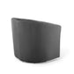 Modway Prospect Performance Velvet Swivel Armchair FredCo