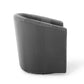 Modway Prospect Performance Velvet Swivel Armchair FredCo