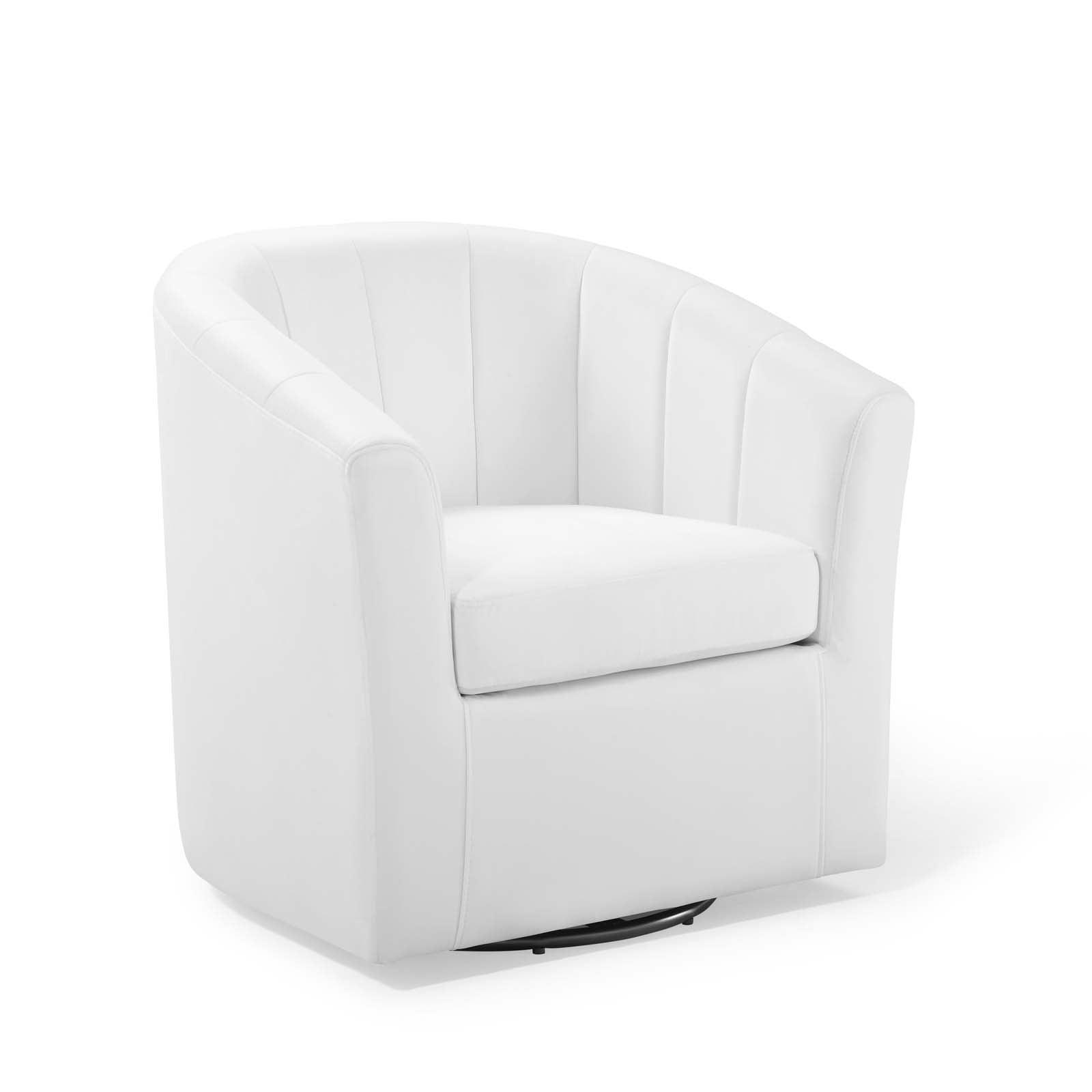 Modway Prospect Performance Velvet Swivel Armchair FredCo