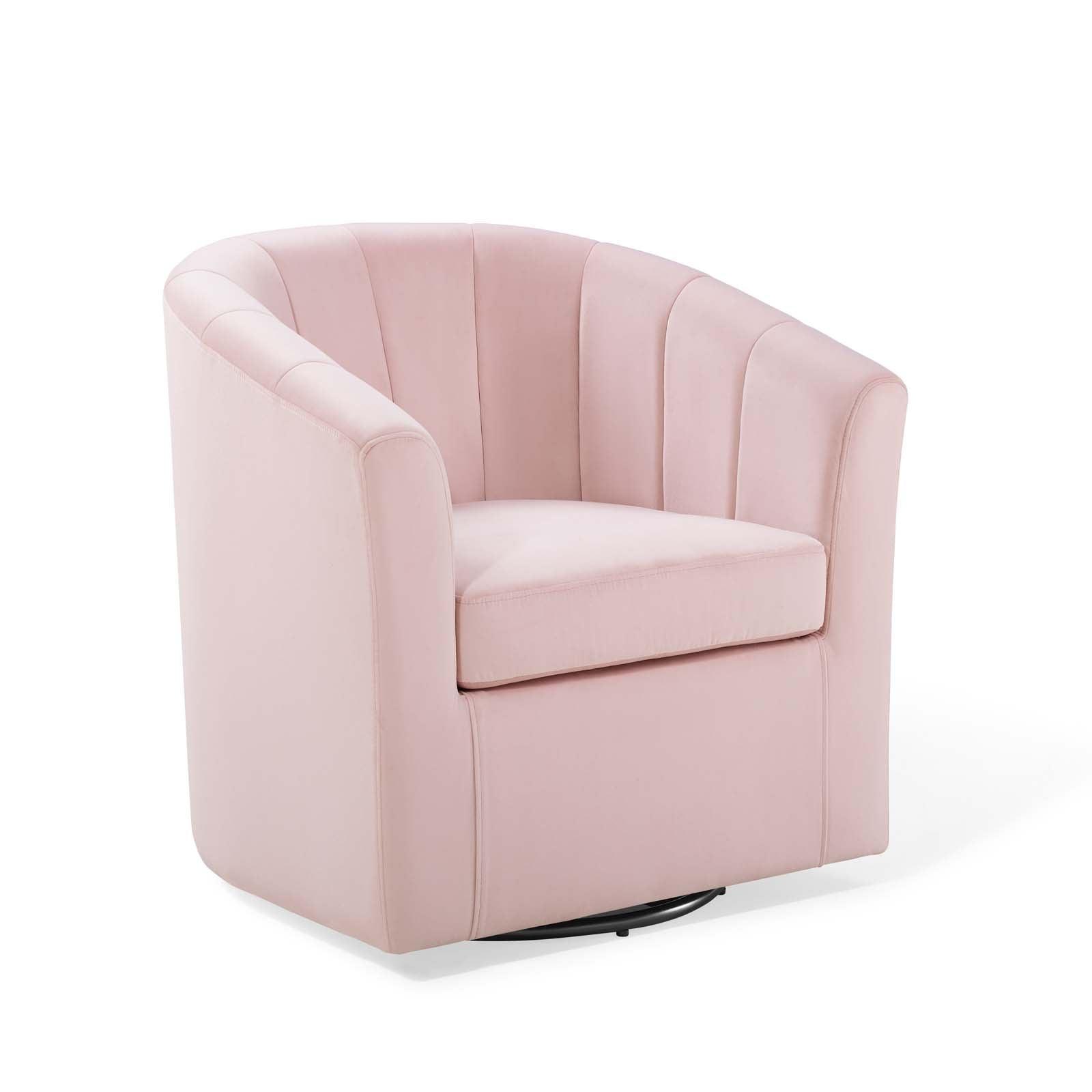 Modway Prospect Performance Velvet Swivel Armchair FredCo
