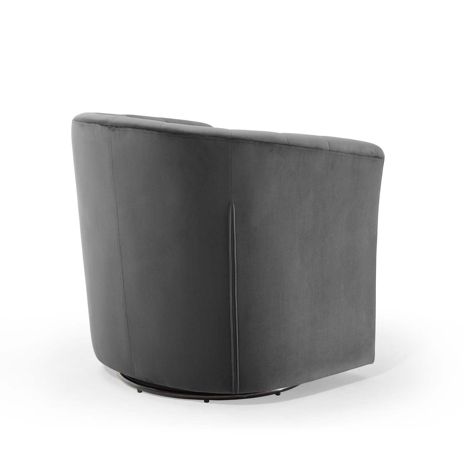 Modway Prospect Tufted Performance Velvet Swivel Armchair FredCo