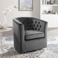 Modway Prospect Tufted Performance Velvet Swivel Armchair FredCo