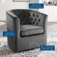 Modway Prospect Tufted Performance Velvet Swivel Armchair FredCo