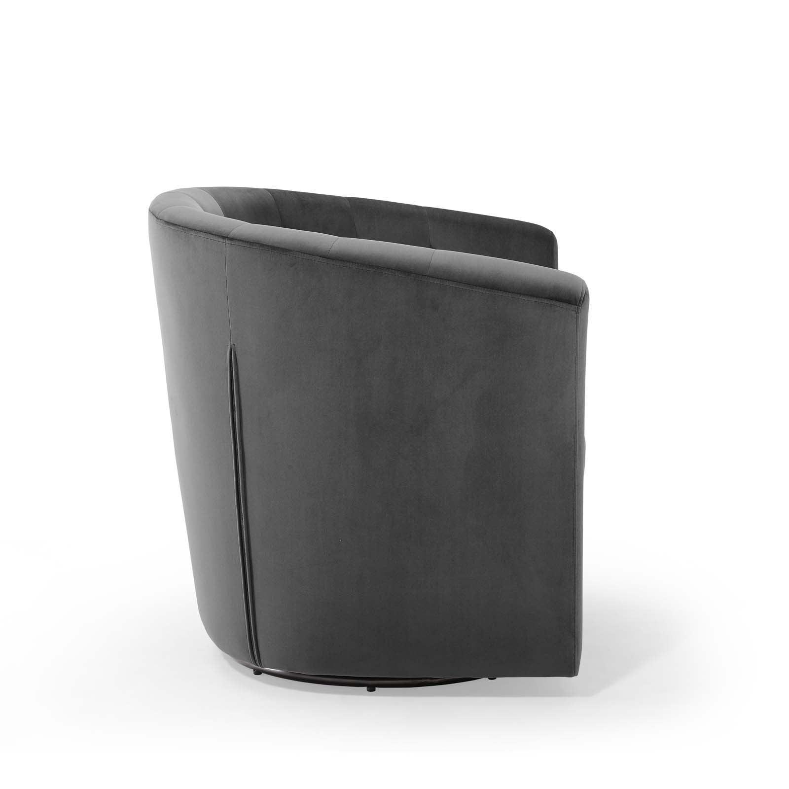 Modway Prospect Tufted Performance Velvet Swivel Armchair FredCo