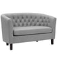 Modway Prospect Upholstered Fabric Loveseat FredCo