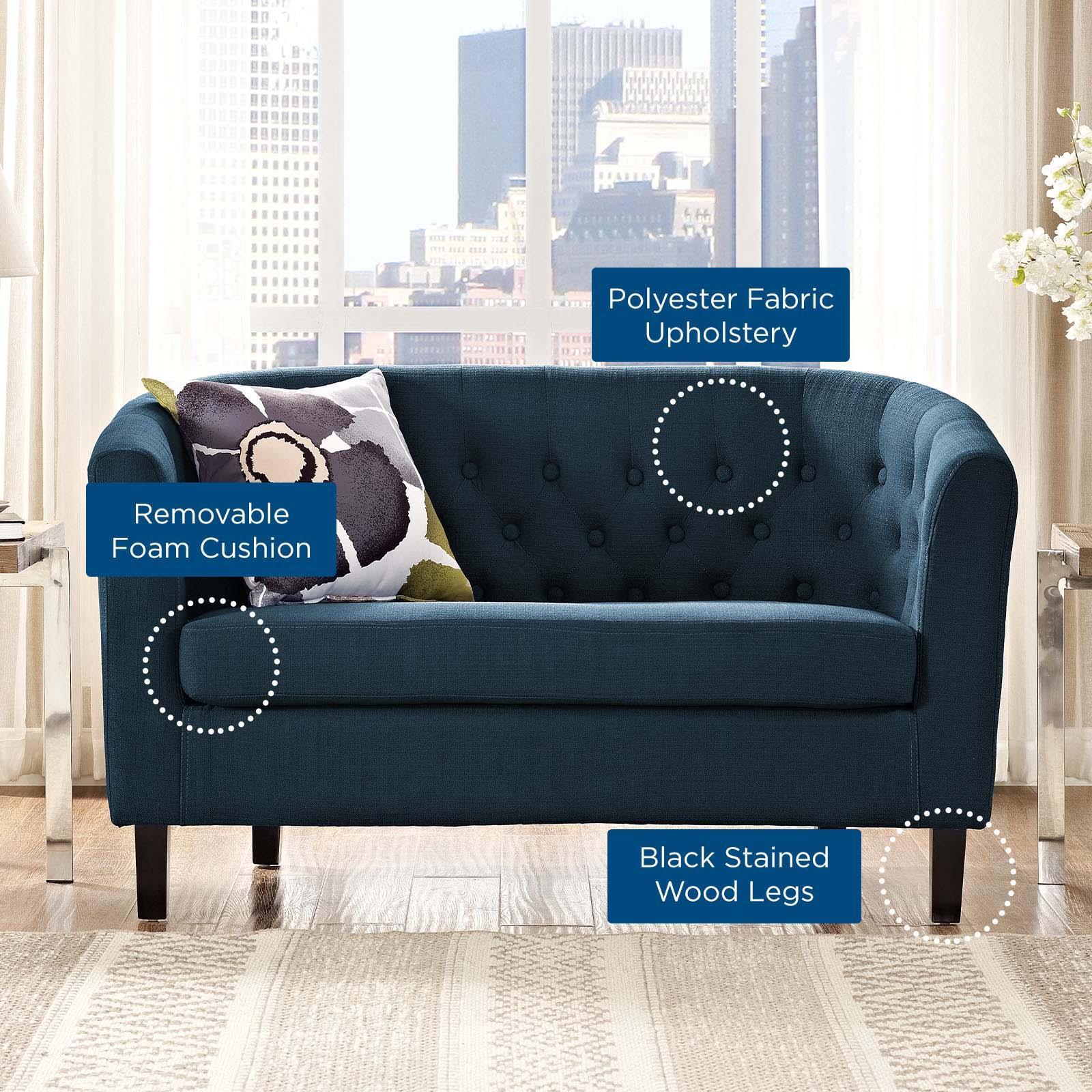 Modway Prospect Upholstered Fabric Loveseat FredCo