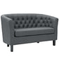 Modway Prospect Upholstered Fabric Loveseat FredCo