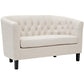Modway Prospect Upholstered Fabric Loveseat FredCo