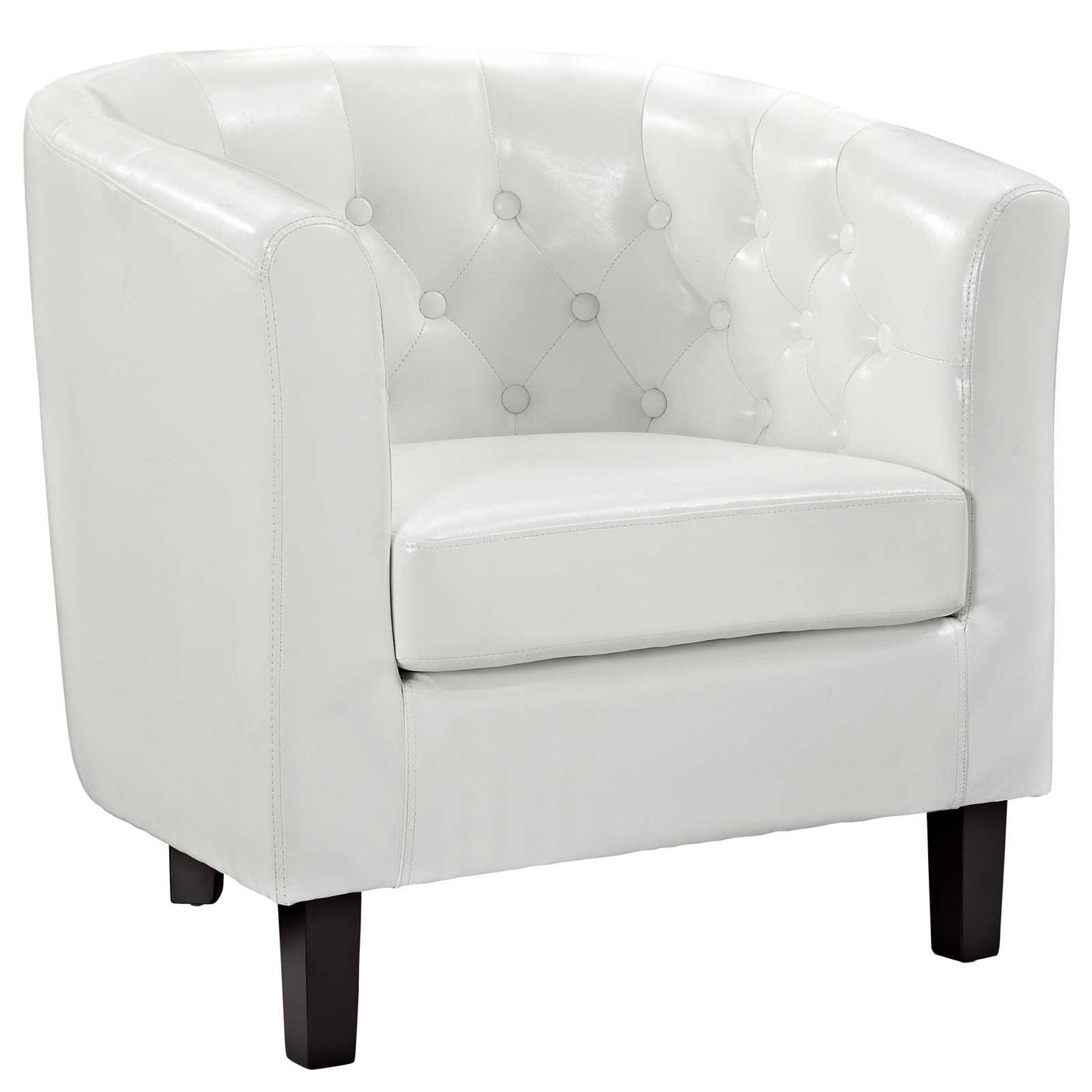 Modway Prospect Upholstered Vinyl Armchair FredCo