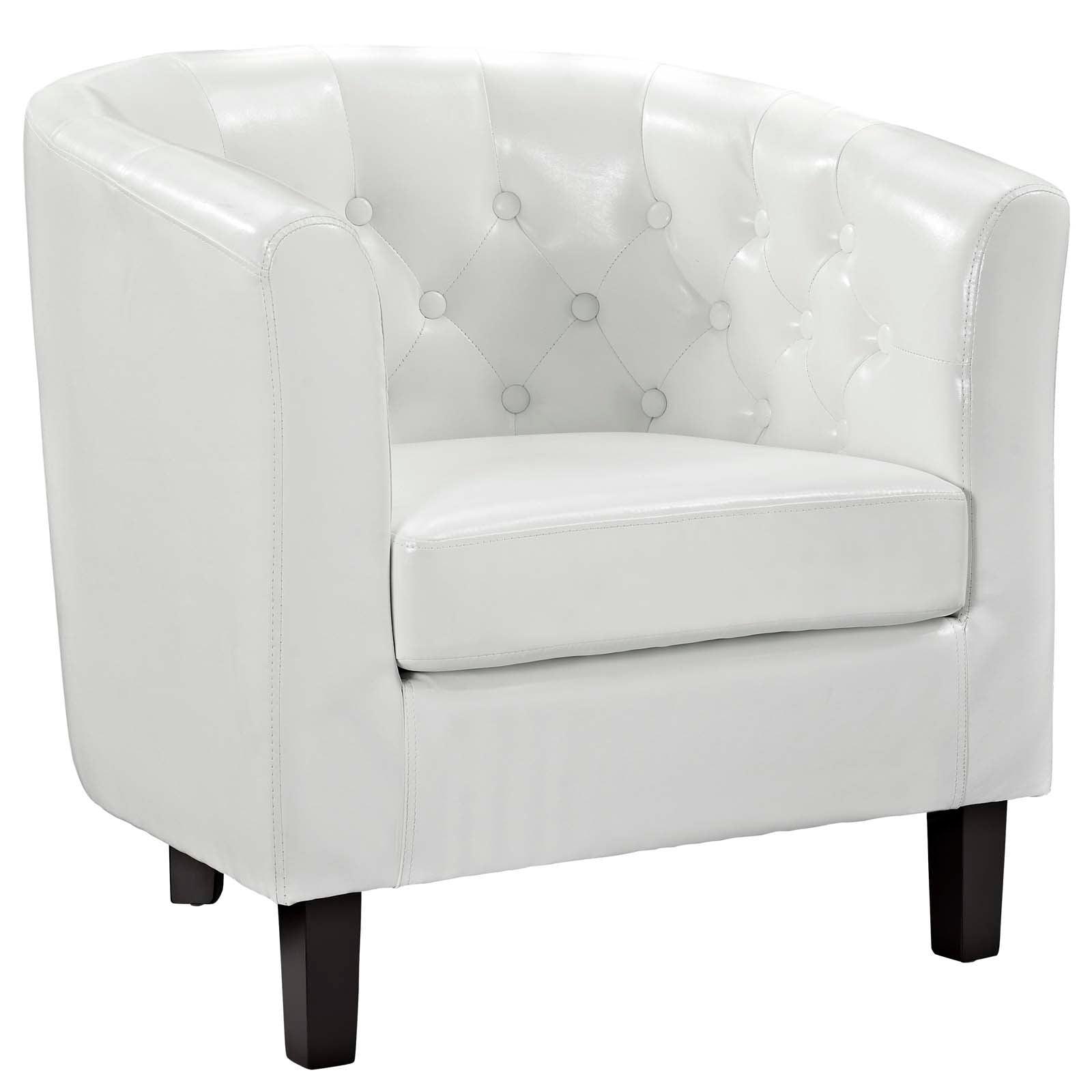Modway Prospect Upholstered Vinyl Armchair FredCo