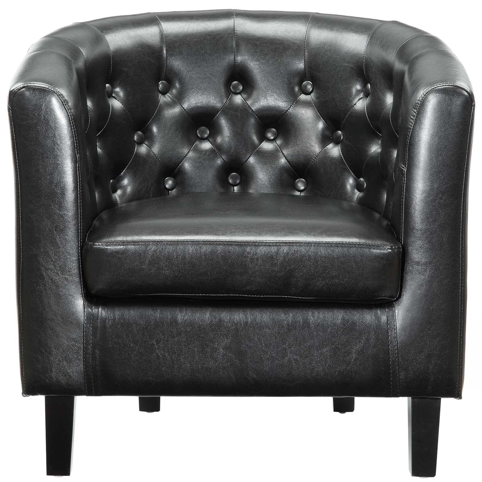 Modway Prospect Upholstered Vinyl Armchair FredCo