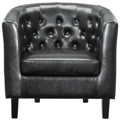 Modway Prospect Upholstered Vinyl Armchair FredCo