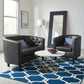 Modway Prospect Upholstered Vinyl Loveseat and Armchair Set FredCo