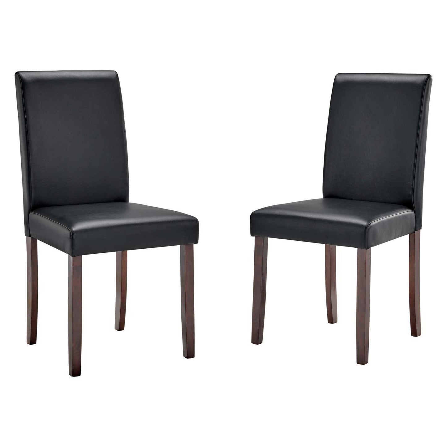 Modway Prosper Faux Leather Dining Side Chair Set of 2 FredCo