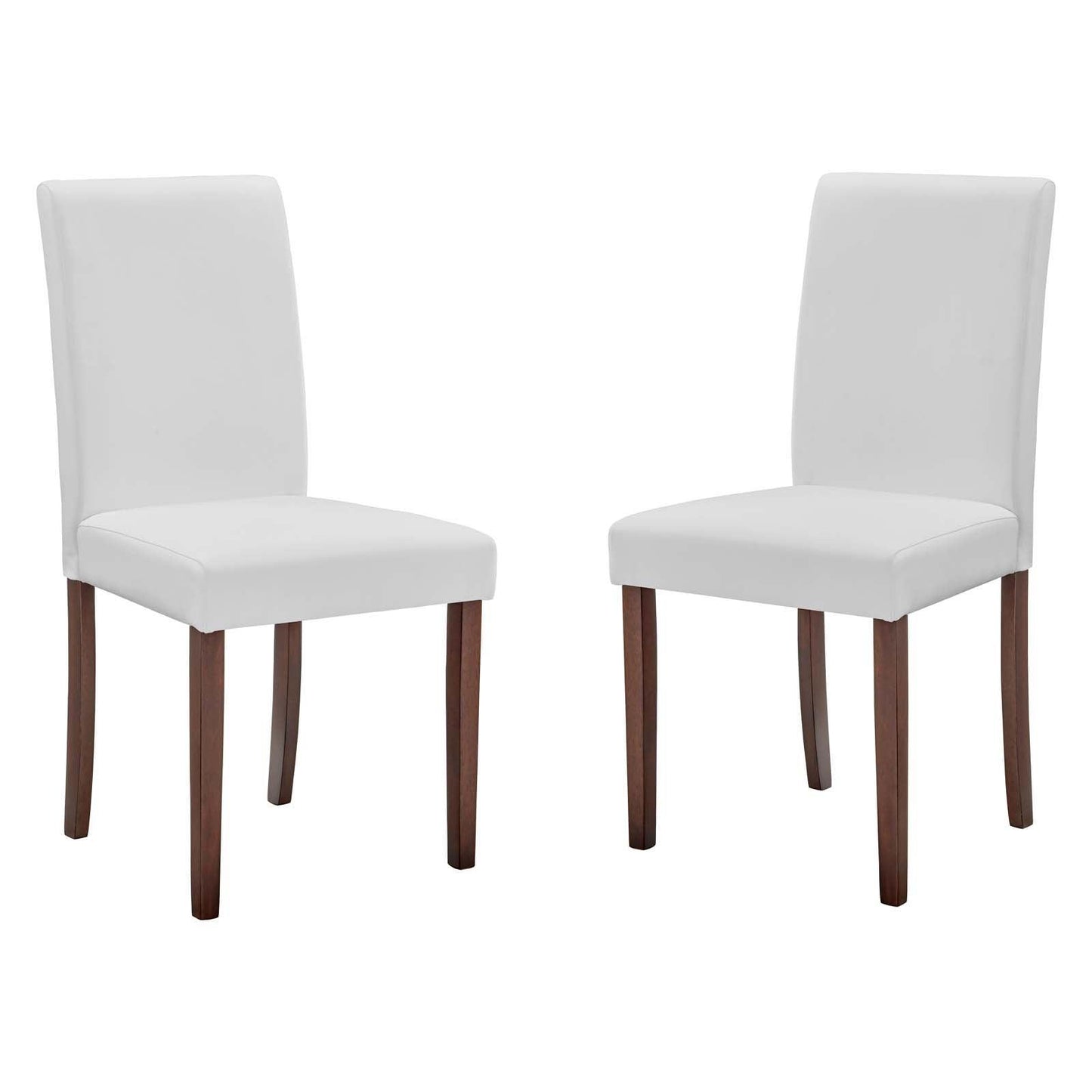 Modway Prosper Faux Leather Dining Side Chair Set of 2 FredCo