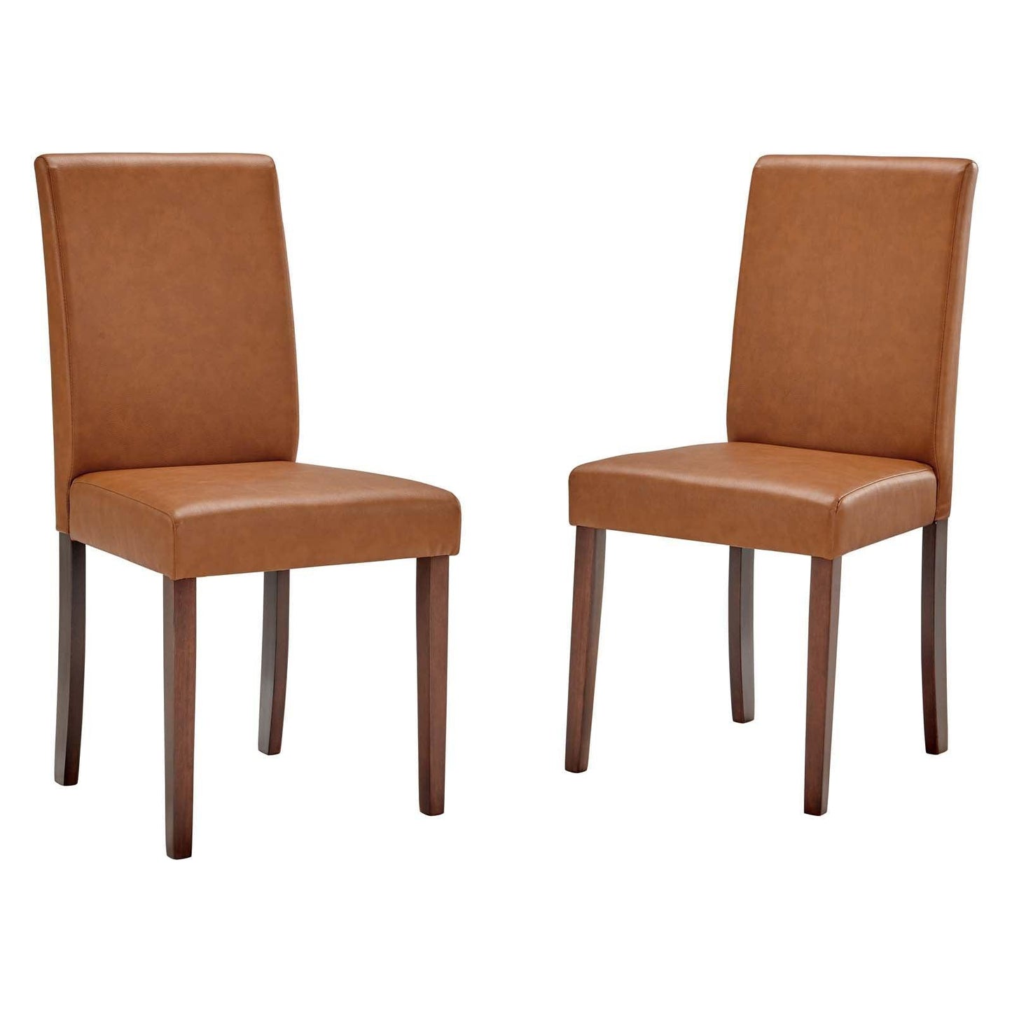 Modway Prosper Faux Leather Dining Side Chair Set of 2 FredCo
