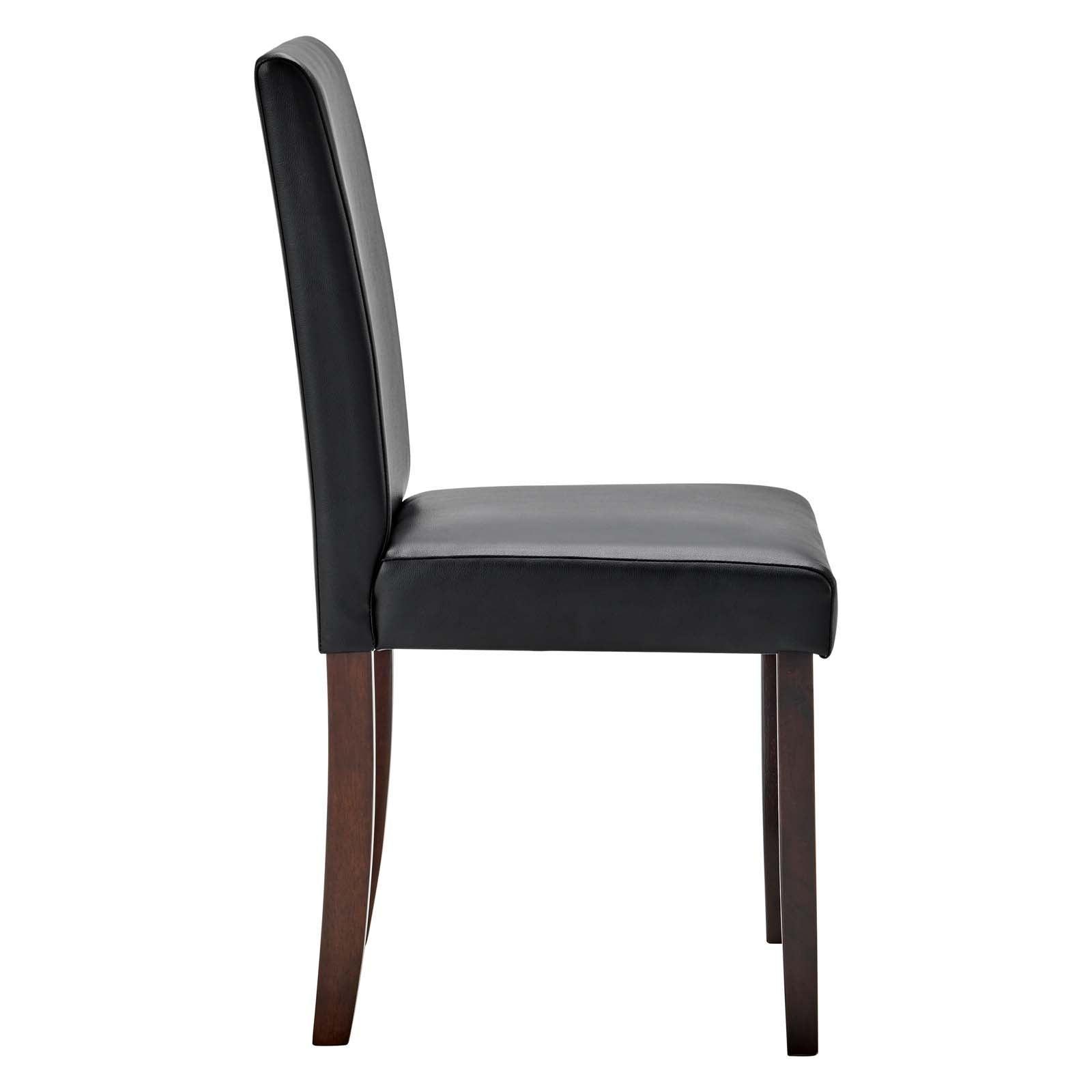 Modway Prosper Faux Leather Dining Side Chair Set of 2 FredCo