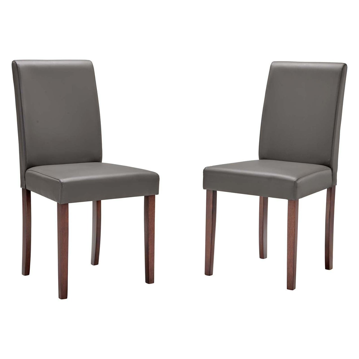 Modway Prosper Faux Leather Dining Side Chair Set of 2 FredCo
