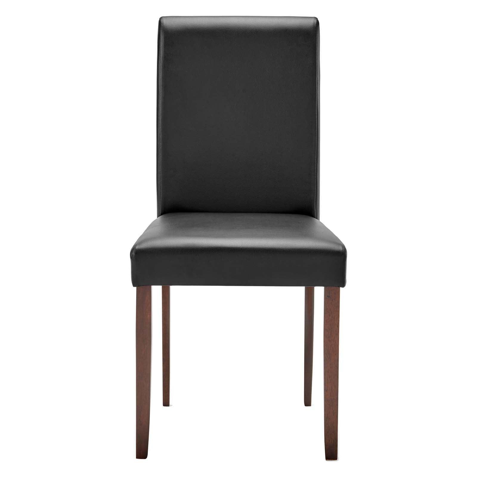 Modway Prosper Faux Leather Dining Side Chair Set of 2 FredCo