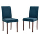 Modway Prosper Upholstered Fabric Dining Side Chair Set of 2 FredCo