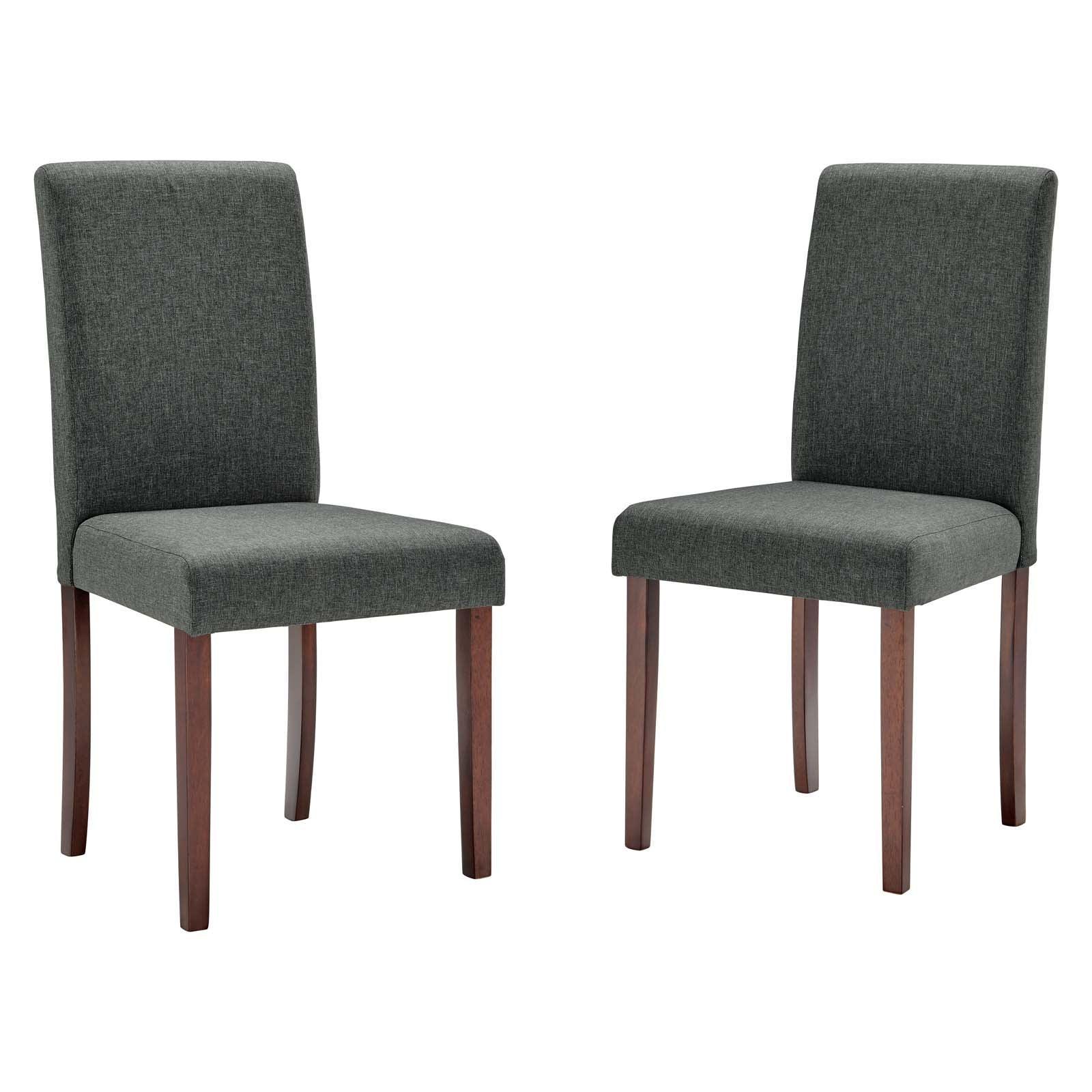 Modway Prosper Upholstered Fabric Dining Side Chair Set of 2 FredCo