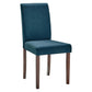 Modway Prosper Upholstered Fabric Dining Side Chair Set of 2 FredCo