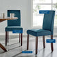 Modway Prosper Upholstered Fabric Dining Side Chair Set of 2 FredCo