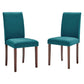 Modway Prosper Upholstered Fabric Dining Side Chair Set of 2 FredCo