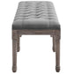 Modway Province French Vintage Upholstered Fabric Bench FredCo