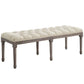 Modway Province French Vintage Upholstered Fabric Bench FredCo
