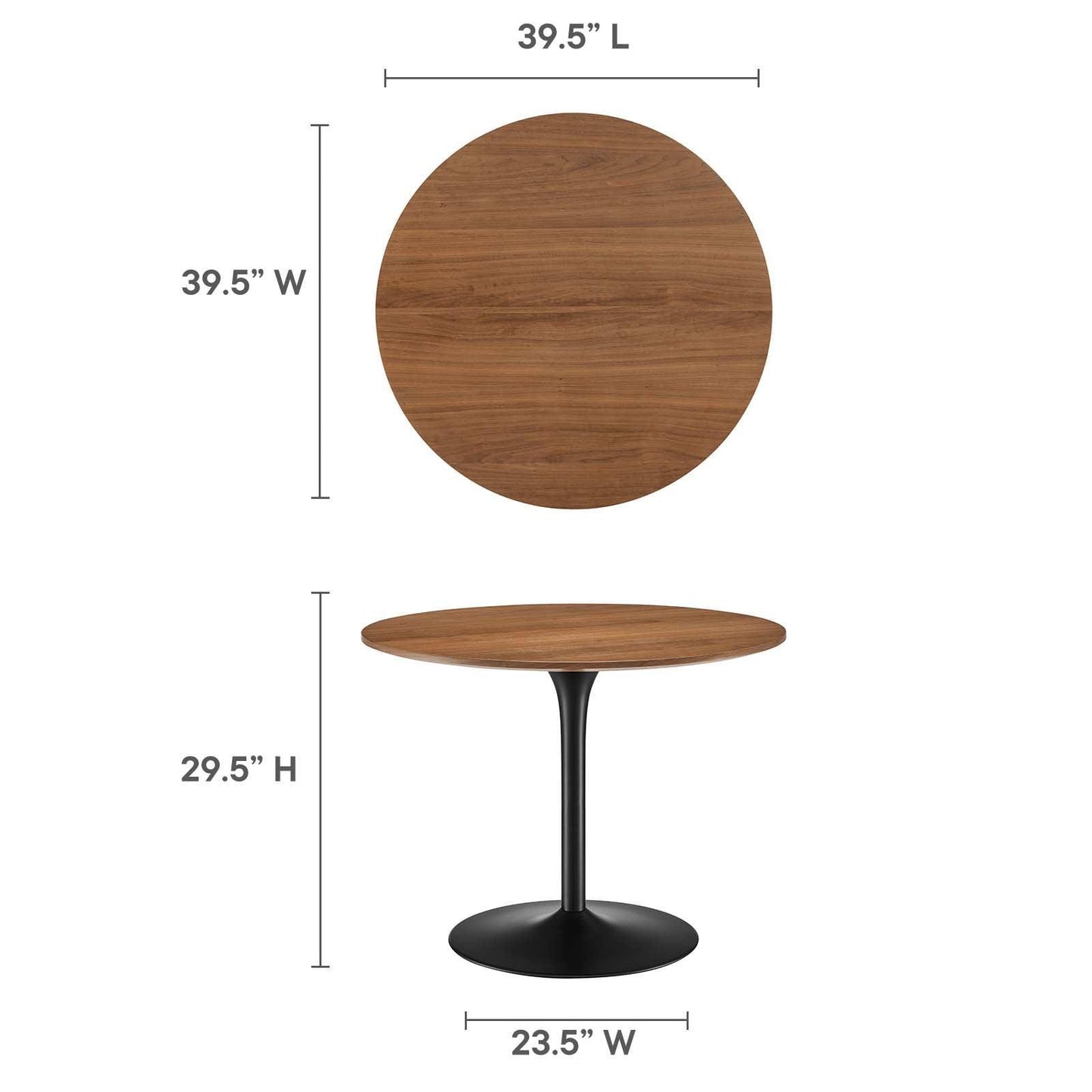 Modway Pursuit 40" Dining Table FredCo