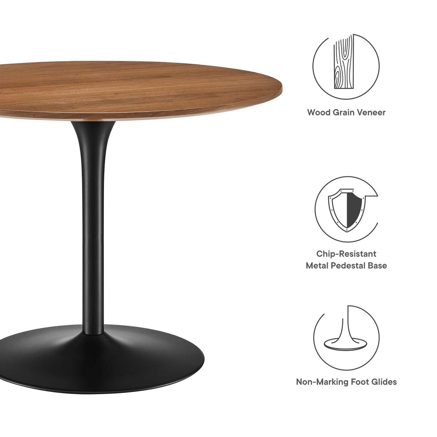 Modway Pursuit 40" Dining Table FredCo