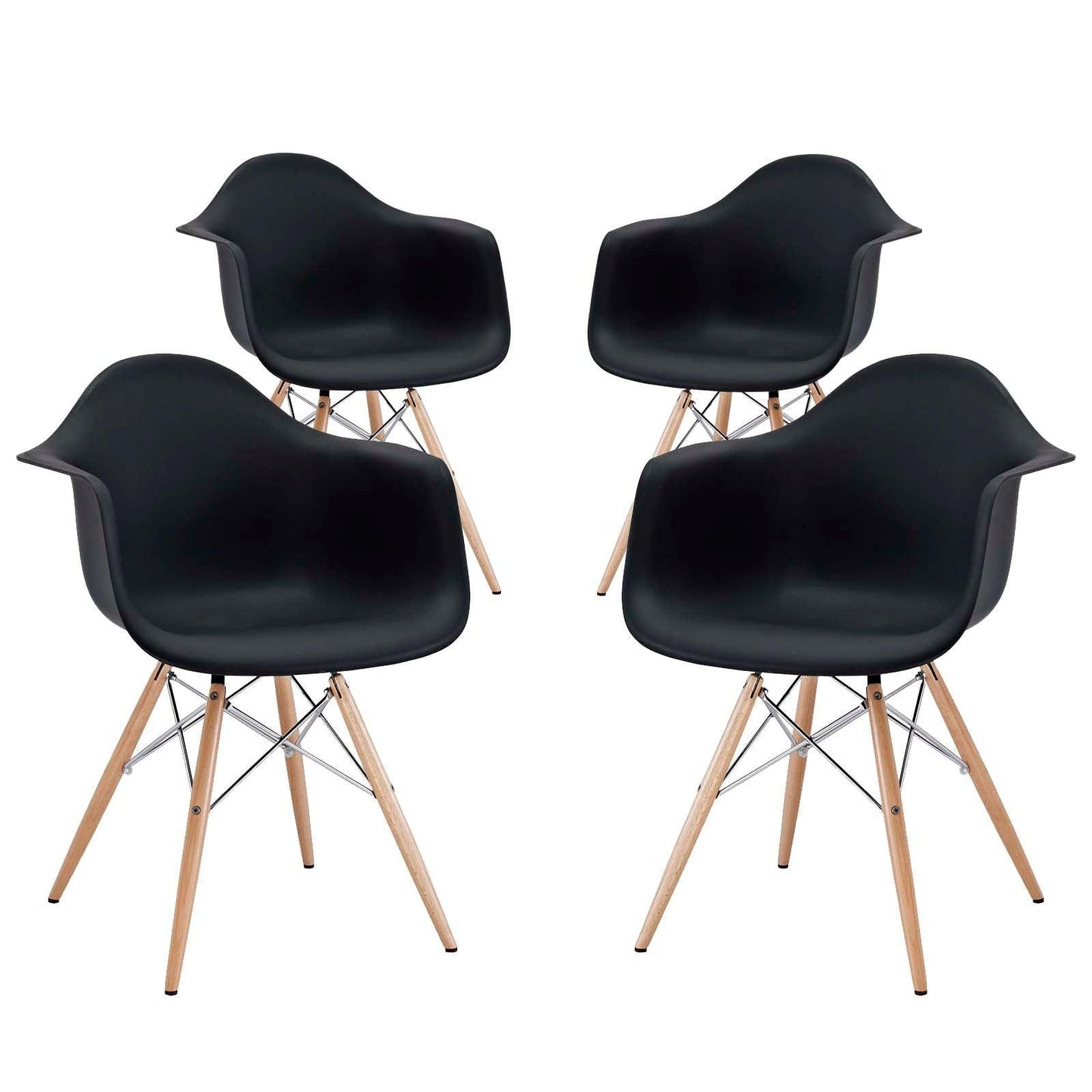 Modway Pyramid Dining Armchair Set of 4 FredCo