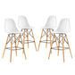 Modway Pyramid Dining Side Bar Stool Set of 4 FredCo
