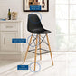 Modway Pyramid Dining Side Bar Stool Set of 4 FredCo