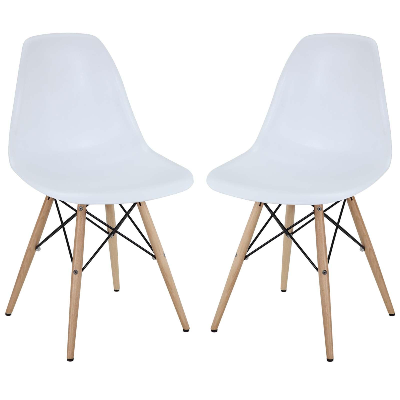Modway Pyramid Dining Side Chairs Set of 2, EEI-928 FredCo