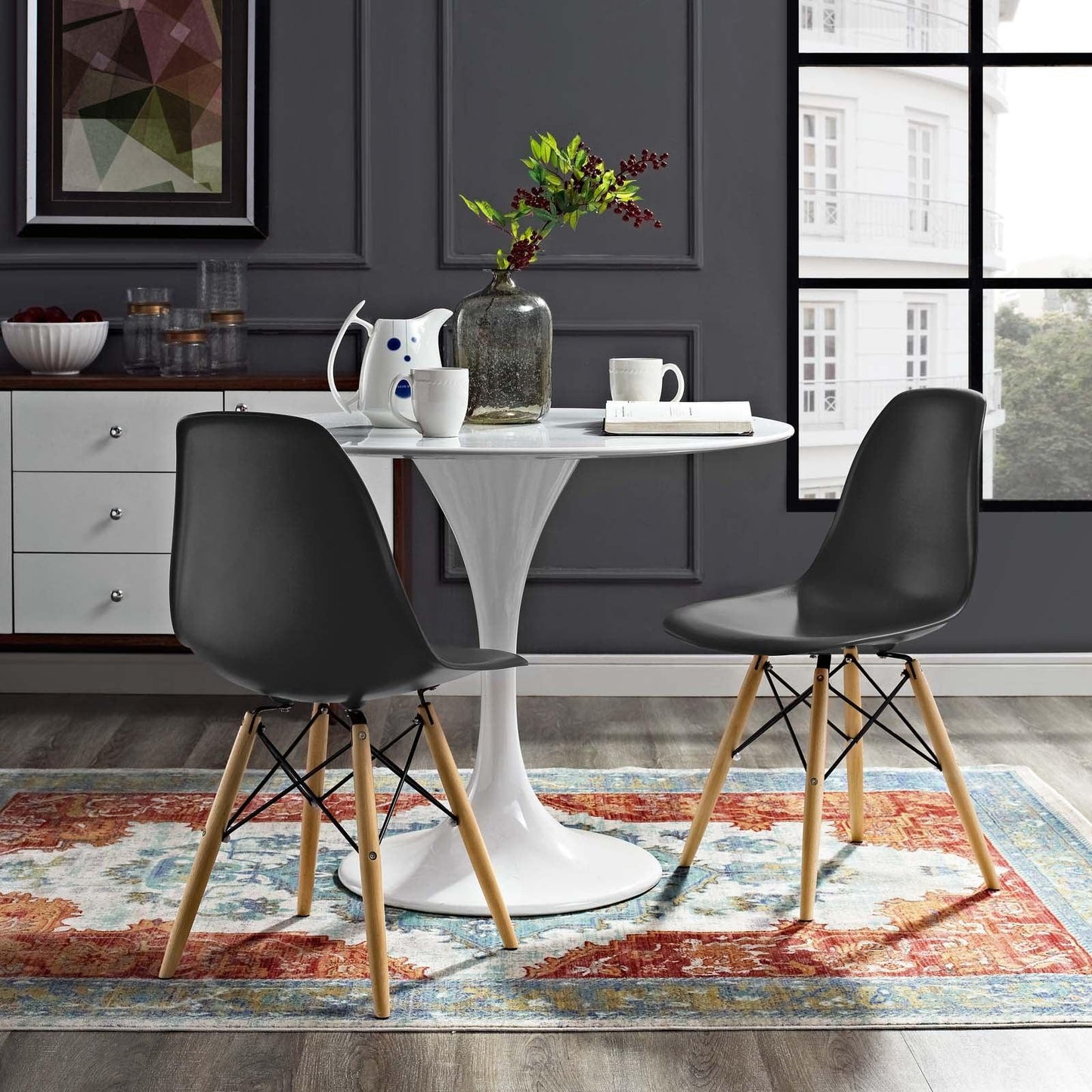 Modway Pyramid Dining Side Chairs Set of 2, EEI-928 FredCo