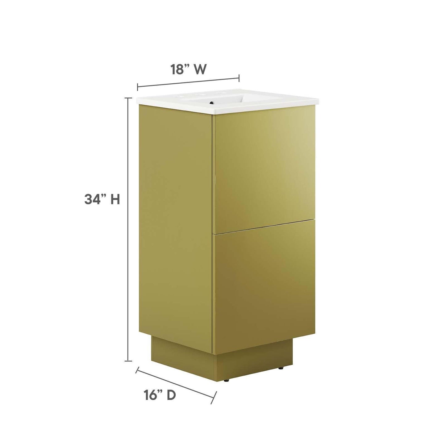 Modway Quantum 18" Bathroom Vanity FredCo