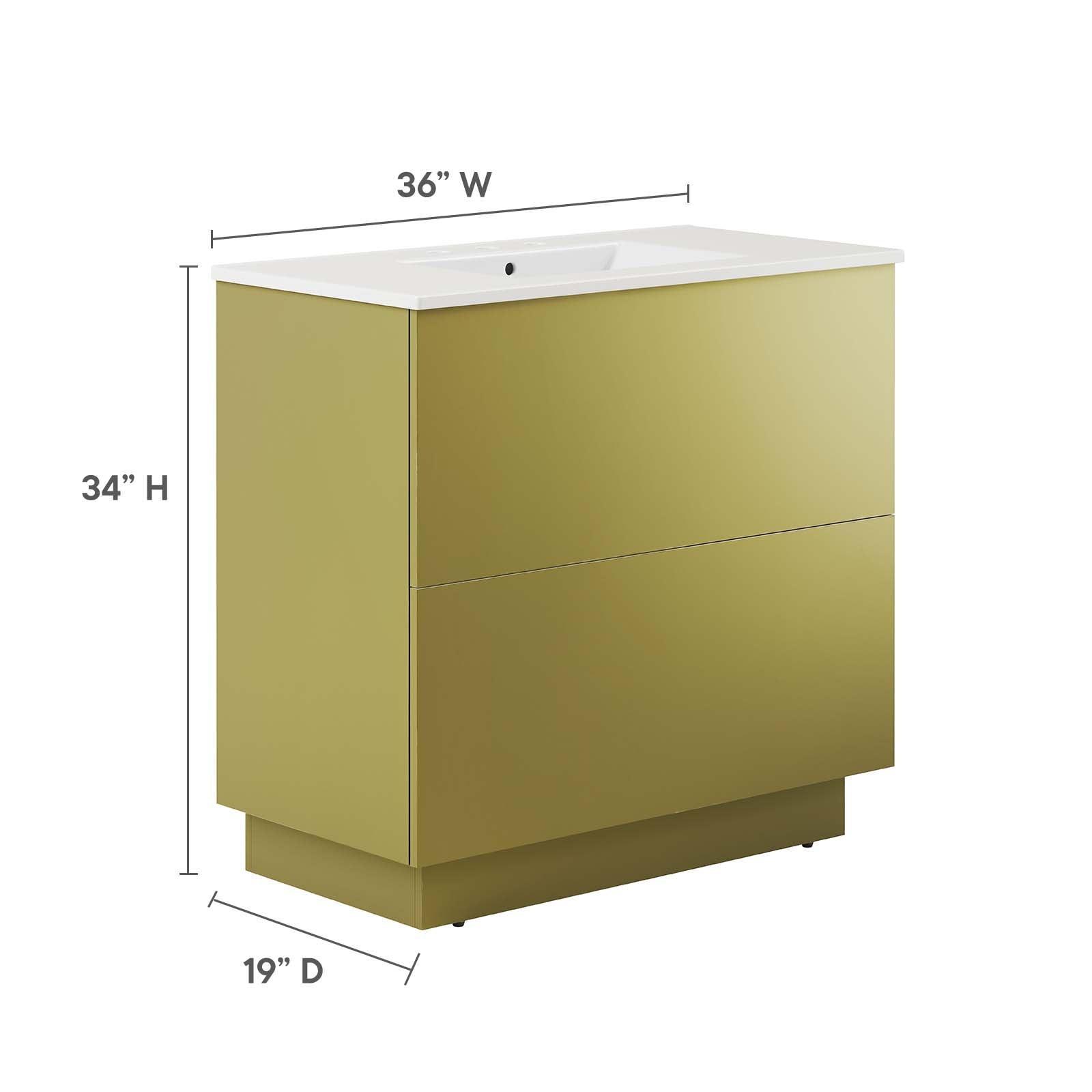 Modway Quantum 36" Bathroom Vanity FredCo