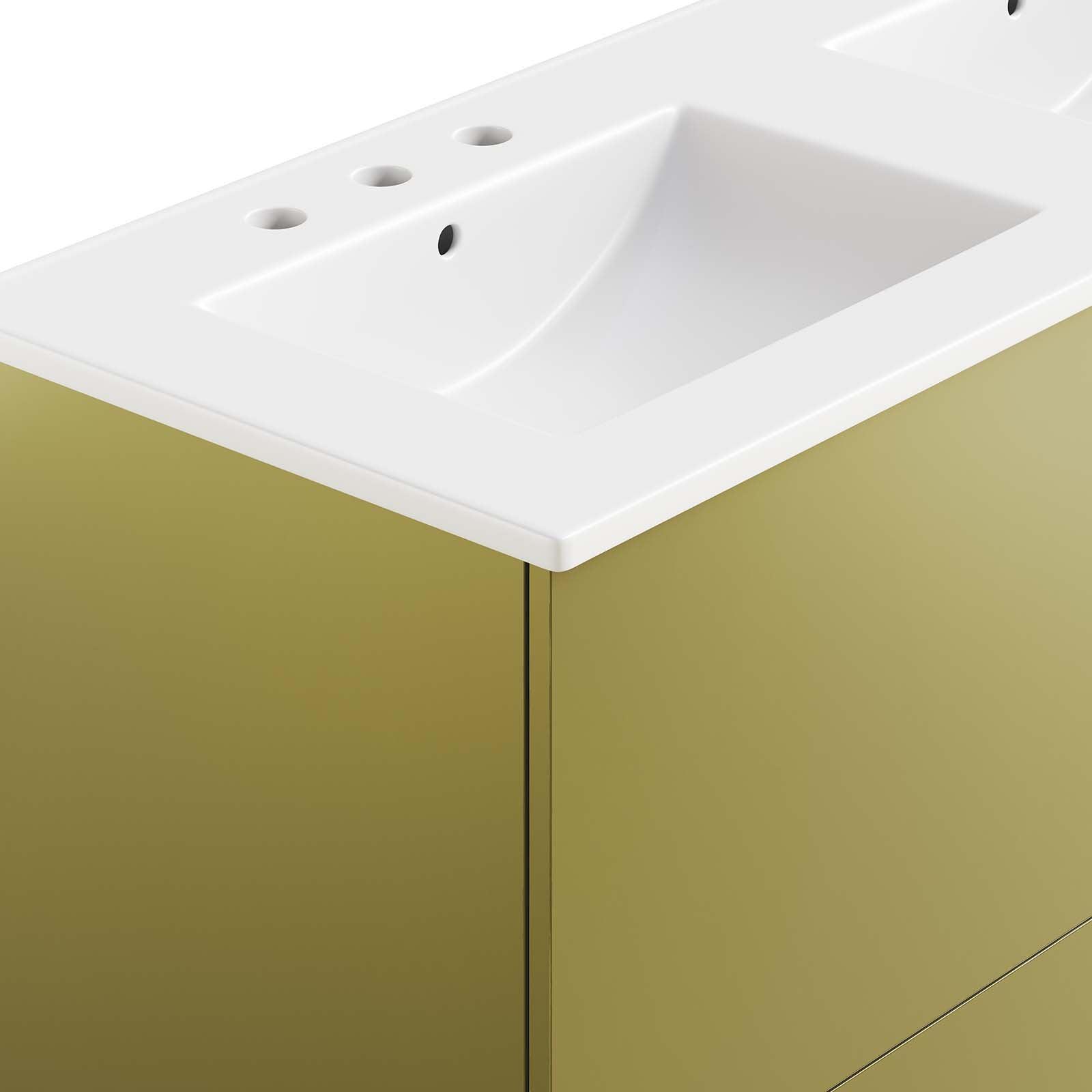 Modway Quantum 48" Double Sink Bathroom Vanity FredCo