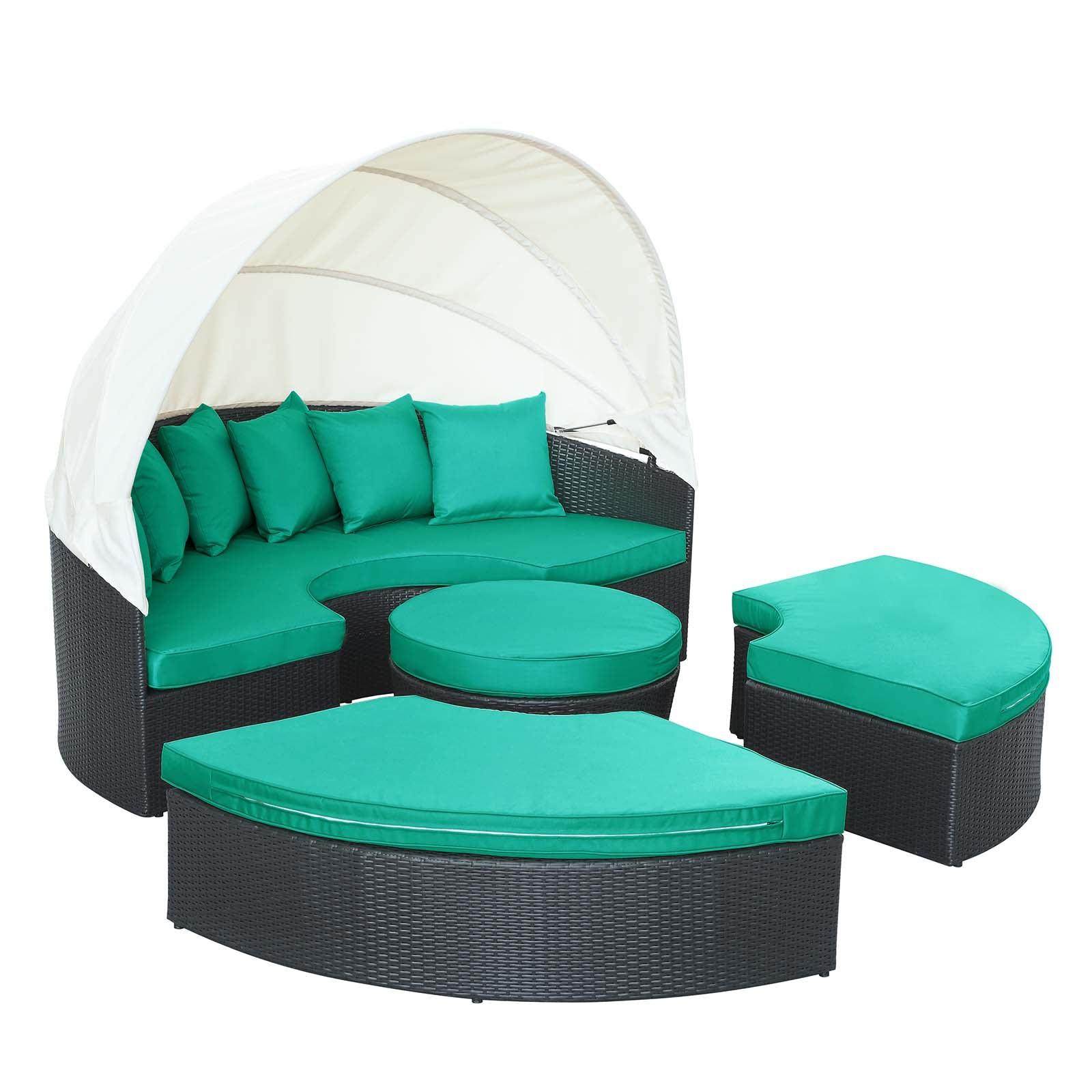 Modway Quest Canopy Outdoor Patio Daybed FredCo