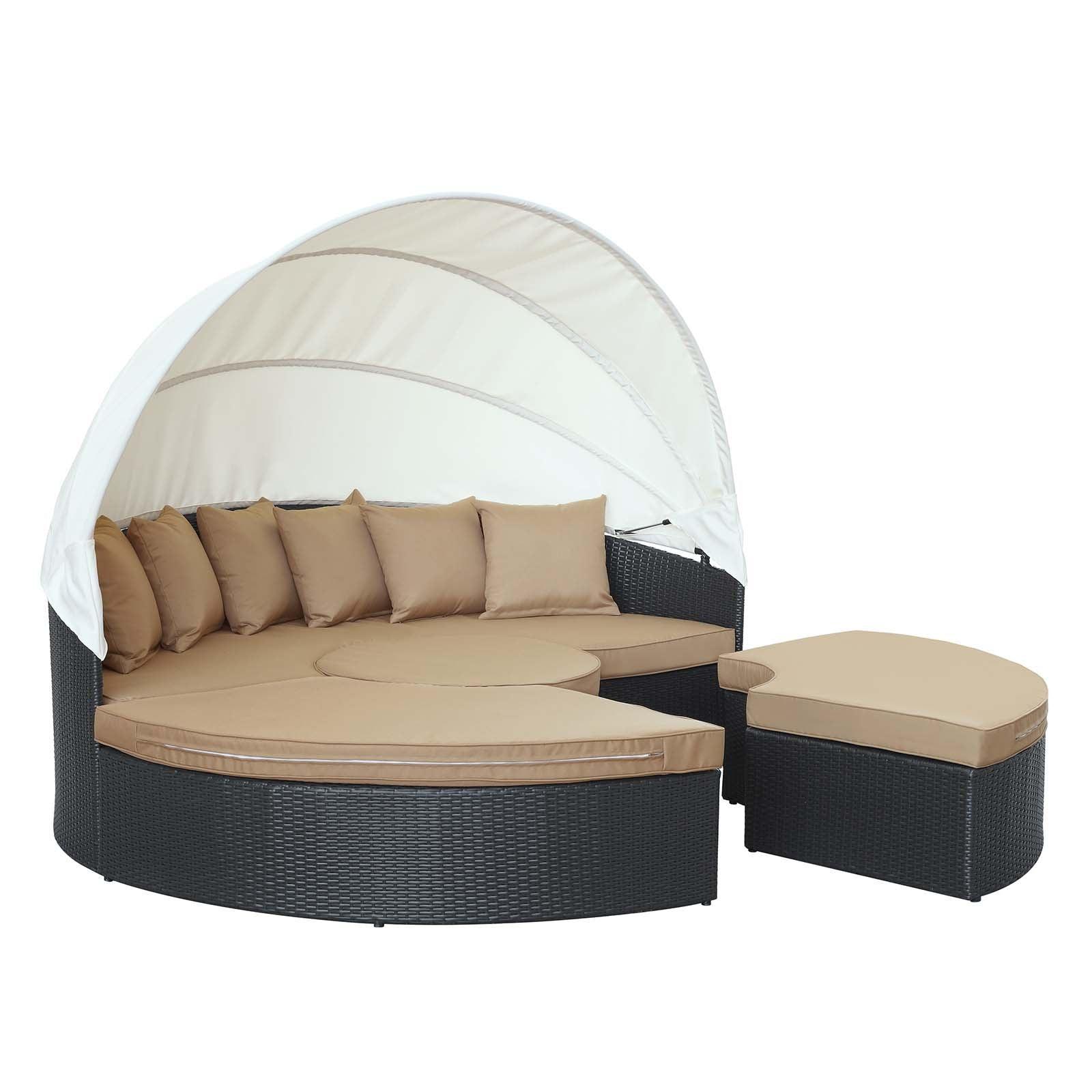 Modway Quest Canopy Outdoor Patio Daybed FredCo