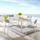 Modway Raleigh 5 Piece Outdoor Patio Aluminum Dining Set FredCo