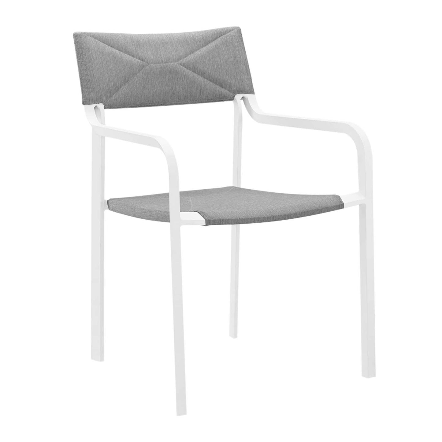 Modway Raleigh 5 Piece Outdoor Patio Aluminum Dining Set FredCo